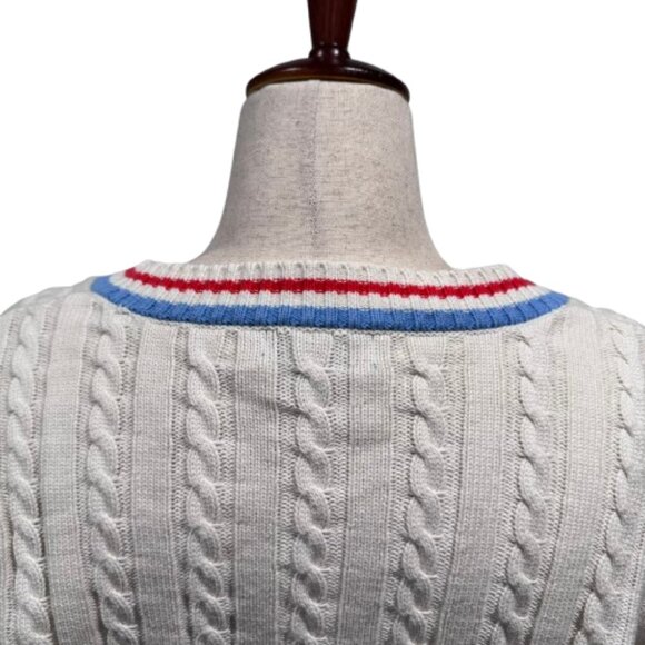 Prince x Target Pickleball Tennis Preppy Cable Knit Women's Cardigan (Size XXL) - Picture 6 of 14